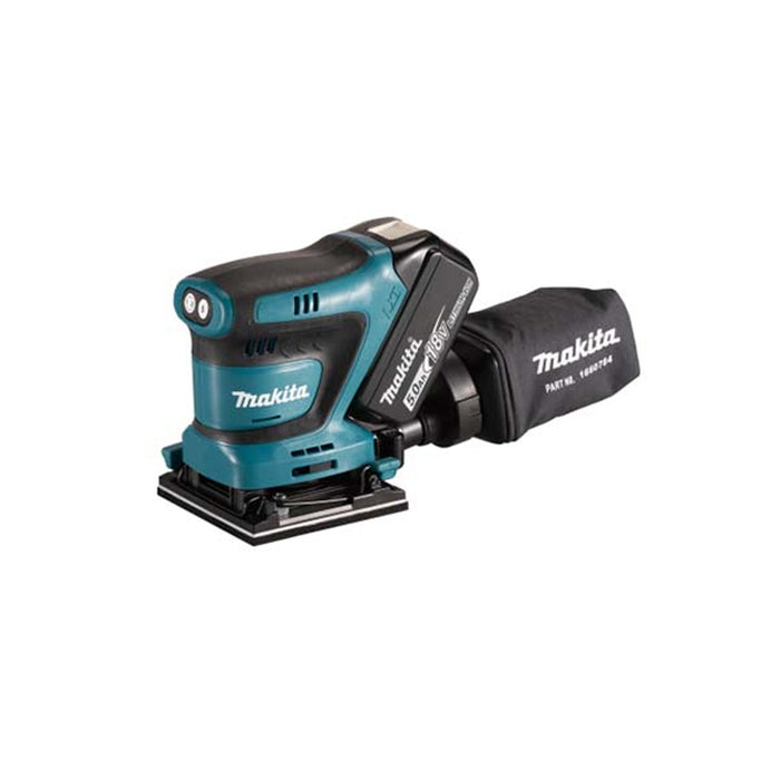 MAKITA DBO481RTJ 18V Cordless Finishing Sander (5.0AH)