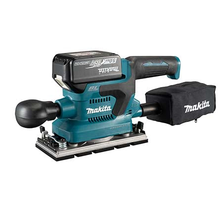 MAKITA DBO380RTJ 18V Cordless Finishing Sander 93X185MM (5.0AH)