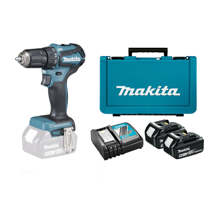 MAKITA DDF483RTE 18V Drill Driver Kit (5.0AH)