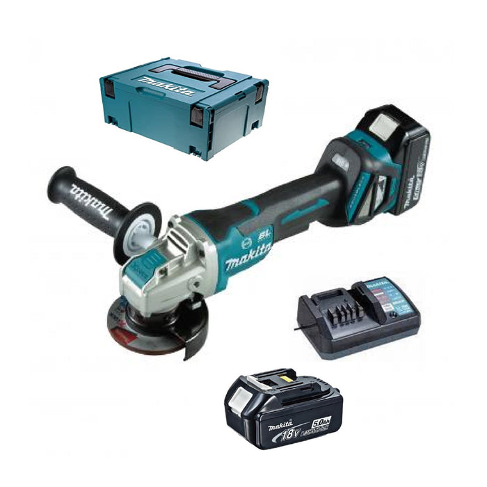 MAKITA DGA508RTE 18V Cordless Grinder 125MM (5.0AH)