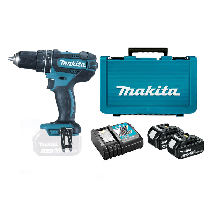MAKITA DHP482RTE 18V Hammer Drill Kit (5.0AH)