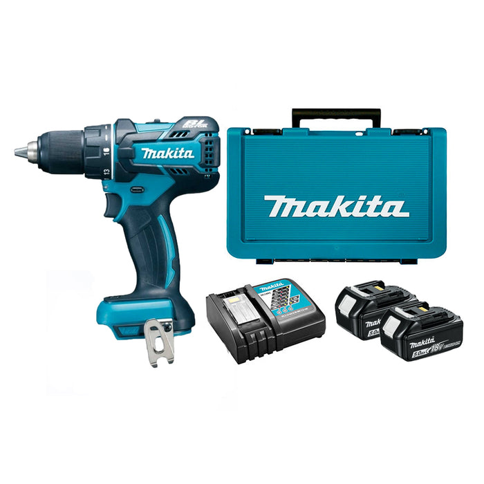 MAKITA DHP483RTE 18V Hammer Drill Kit (5.0AH)