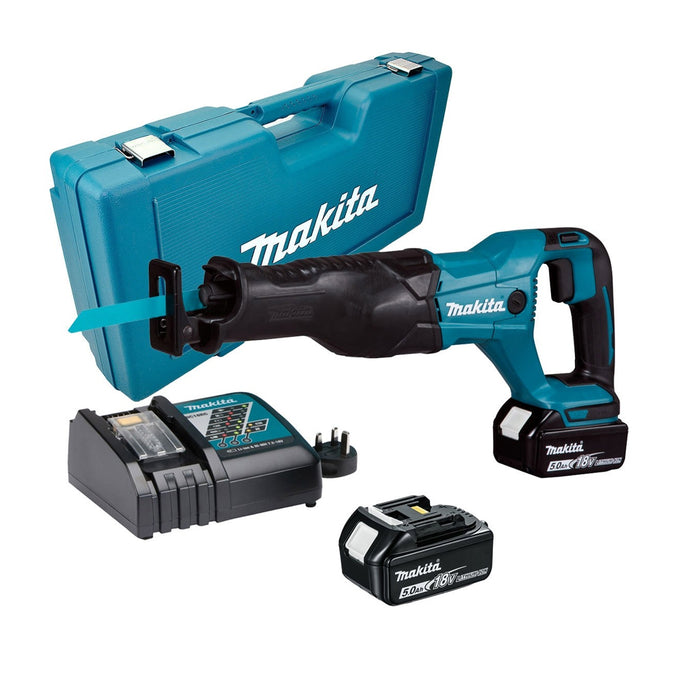 MAKITA DJR186RTE 18V Sabre Saw (5.0AH)