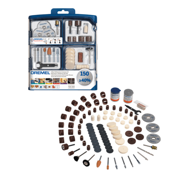 DREMEL 724 Multipurpose Accessory Set (150 Pieces)