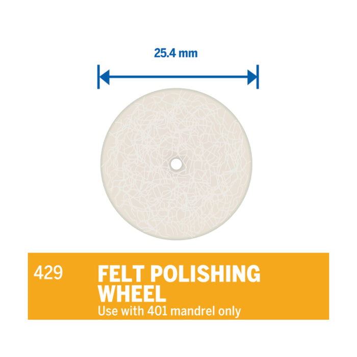 DREMEL 429 Felt Polishing Wheel