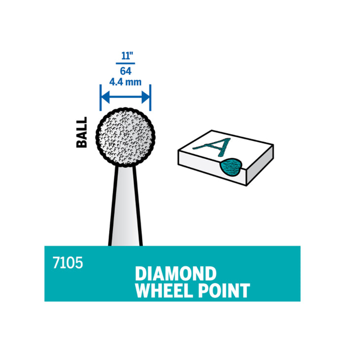 DREMEL 7105 Diamond Wheel Point