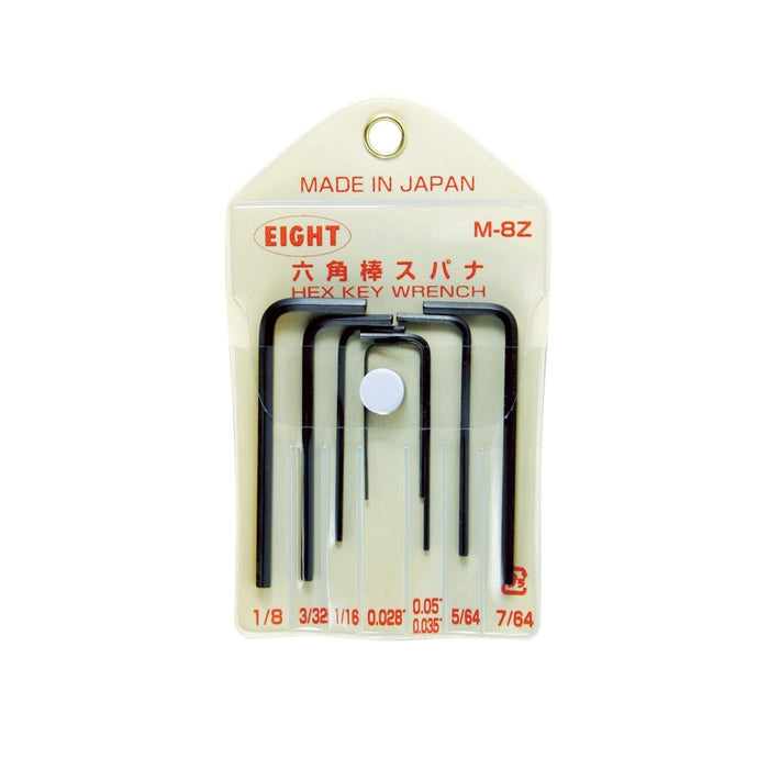 EIGHT M8Z Mini Allen Key Set (0.28-1/8")