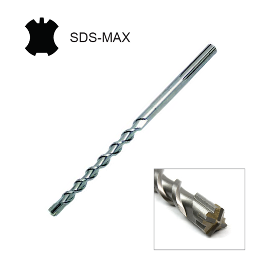 M10 SDS-MAX TCT Concrete Drill Bit (Cross Head)