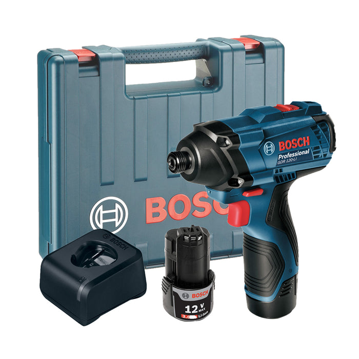 BOSCH GDR 120-LI 12V Impact Driver Kit (2.0AH)