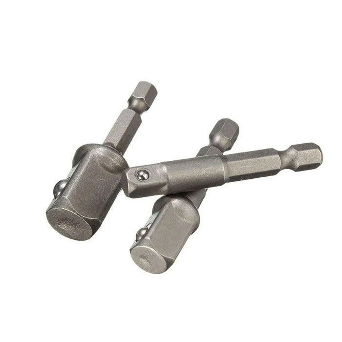 Hex Socket Adapter Set 1/4" (3 Pieces)