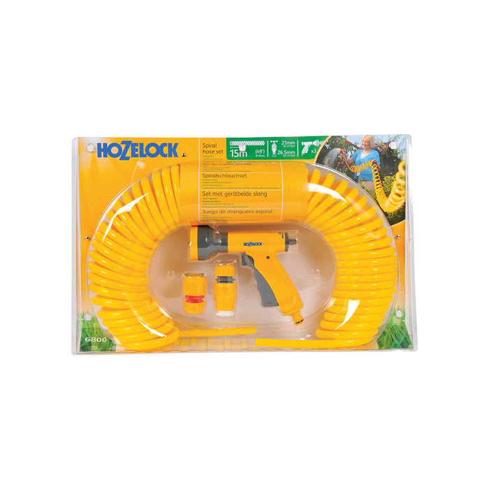 HOZELOCK 6800 Spiral Hose Set (15M)
