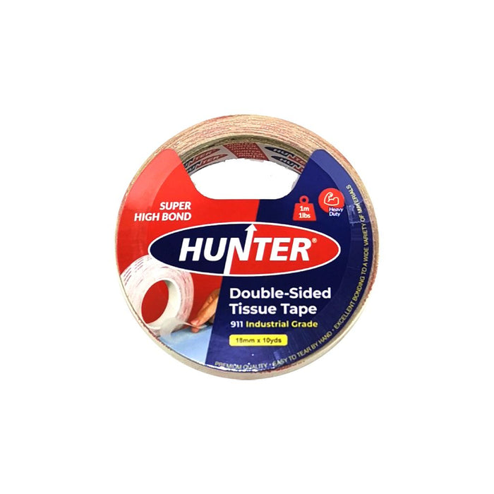 HUNTER 911 Double Sided Tissue Tape (50Yard)