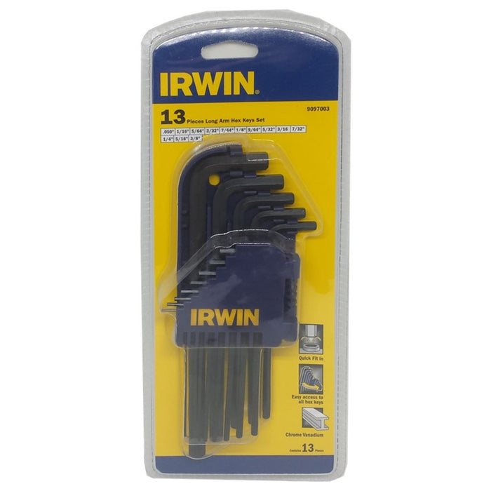 IRWIN T9097003 Allen Key Set 13 Pieces (0.05"-3/8")