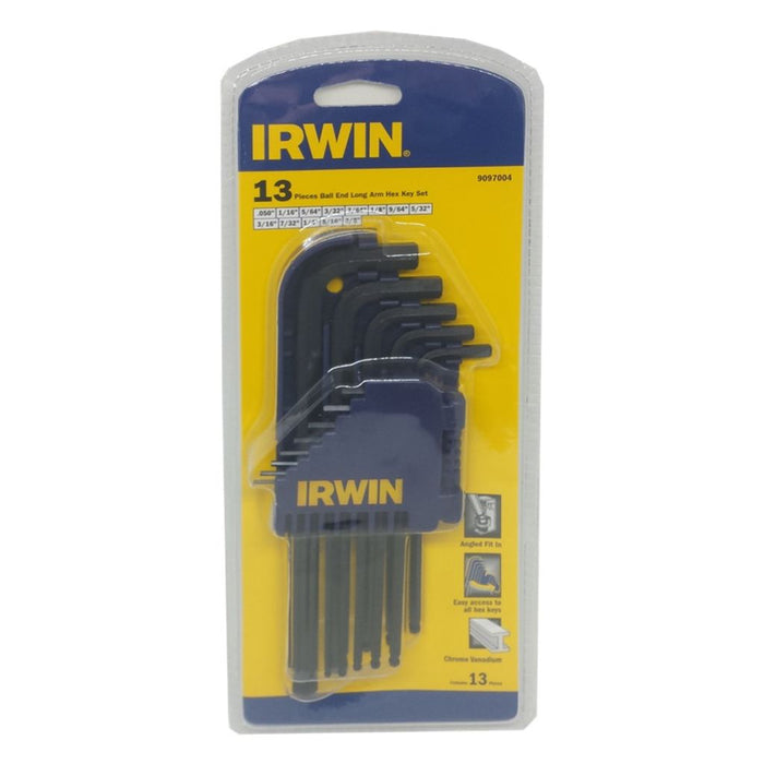 IRWIN T9097004 Allen Key Set 13 Pieces(0.05"-3/8")