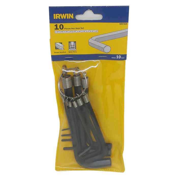 IRWIN T9097428 Hex Allen Key Set (Imperial)