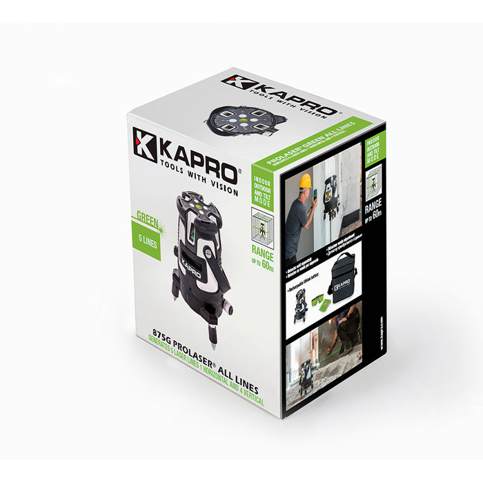 KAPRO 875G Green Auto Laser Level (4V1H)