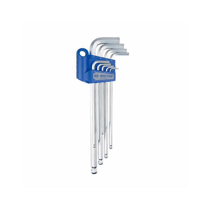KING TONY 201A09MR Extra Long Hex Key (9 Pieces)