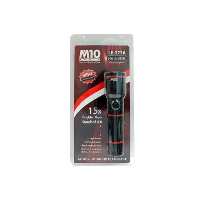 M10 LE273A 5W LED Torch Light (300 Lumens)