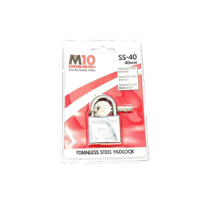 M10 Stainless Steel Padlock SS Series