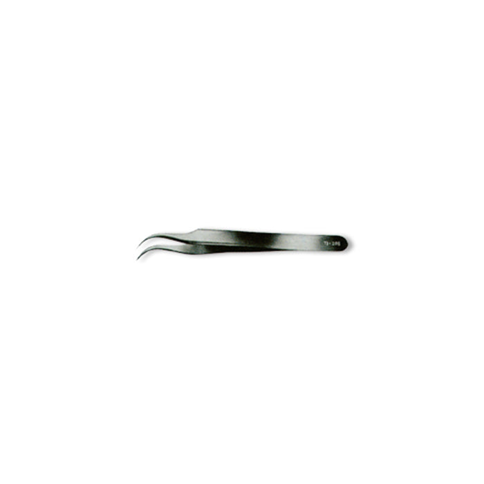 M10 TI-208 Stainless Steel Tweezer (Bent Tip)