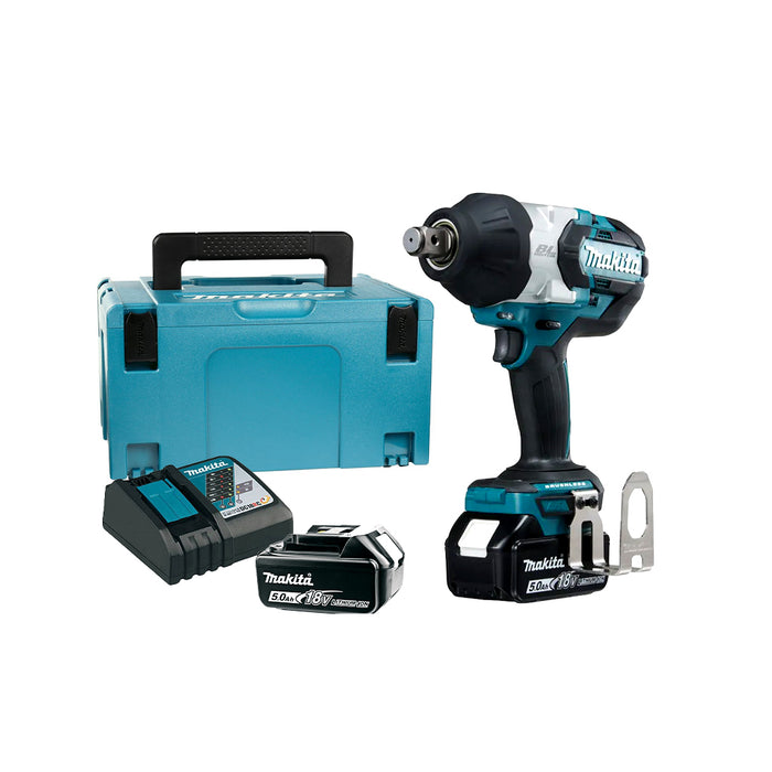 MAKITA DTW1001JX2 18V Cordless Impact Wrench 3/4" (5.0AH)