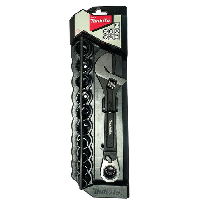 MAKITA B-65458 Pass Thru Adjustable Wrench Set (11 Pieces)