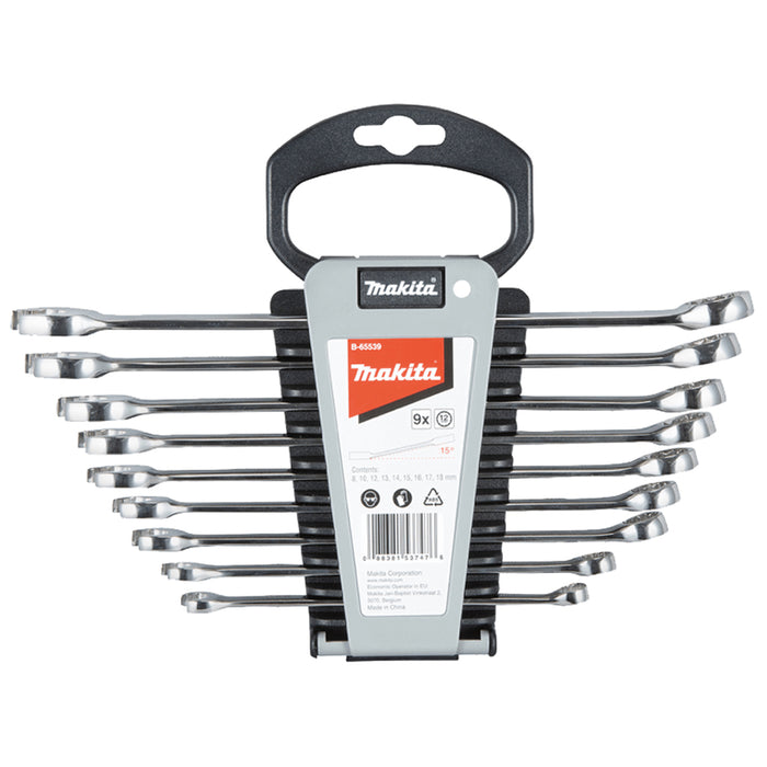 MAKITA B-65539 Combination Wrench Kit (9 Pieces)