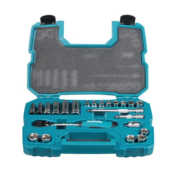 MAKITA B-65573 Ratchet & Socket Set 3/8" (8-20MM)