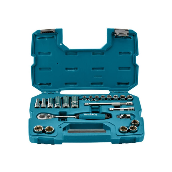 MAKITA B-65589 1/2" Ratchet & Socket Set (23 Pieces)