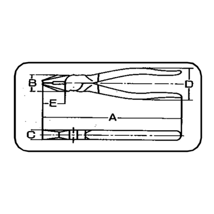 MTC 33 Lineman's Side Cutting Plier