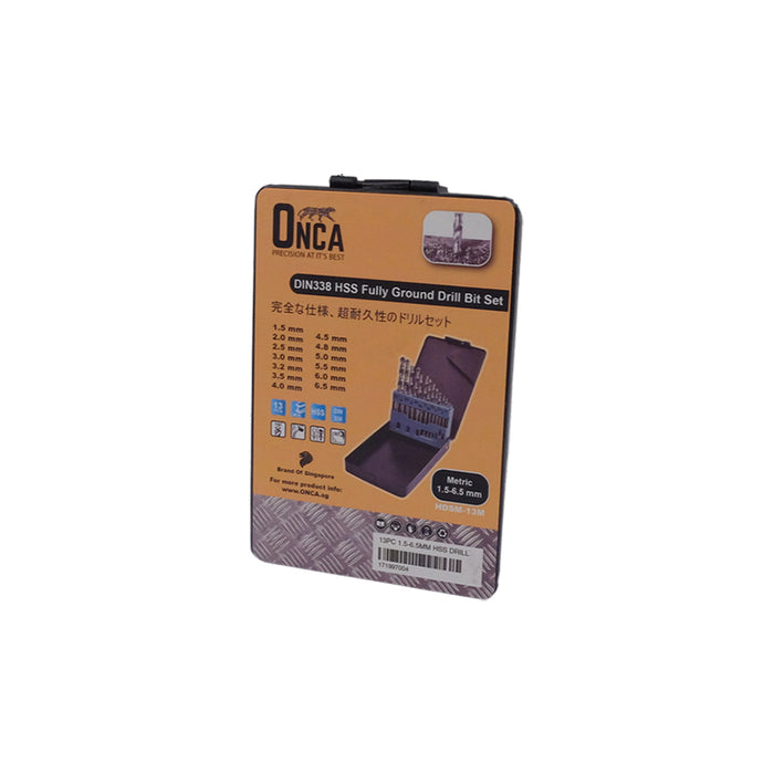 ONCA HDSM-13M HSS Heavy Duty Drill Bit Set