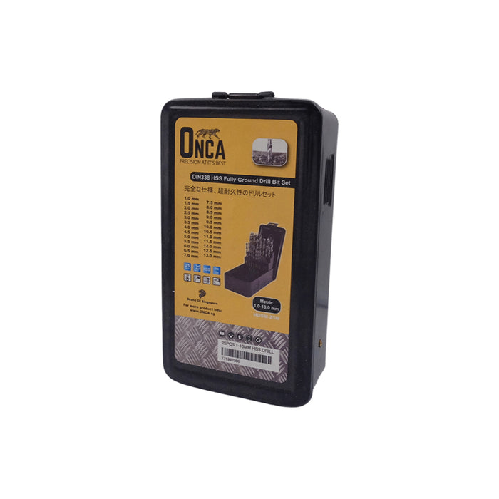 ONCA HDSM-25M HSS Heavy Duty Drill Bit Set