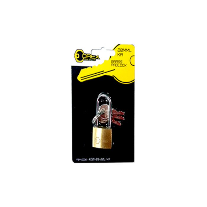OREX Key Alike Brass Long Padlock (20-40MM)