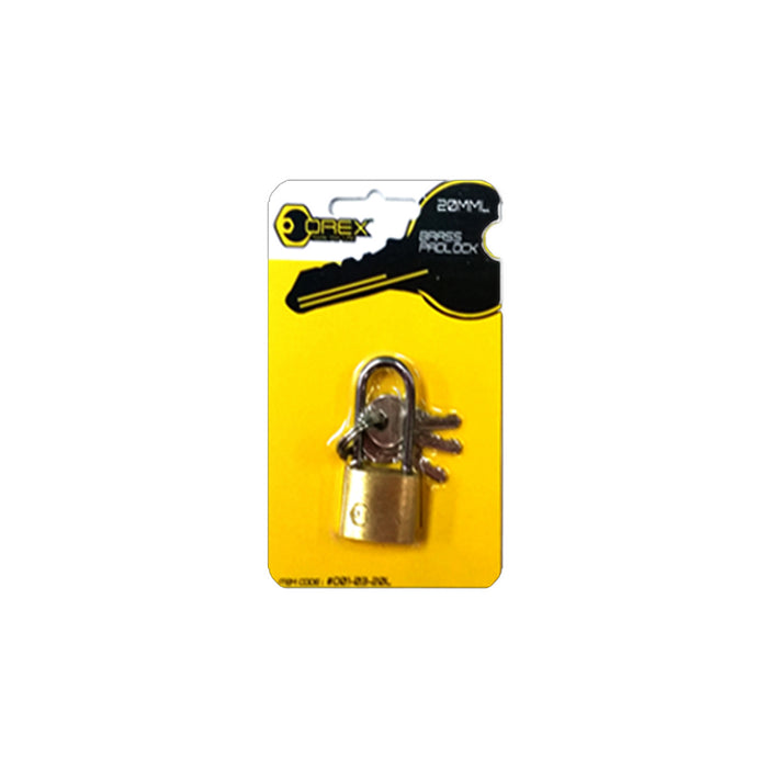 OREX Brass Long Padlock (20-40MM)