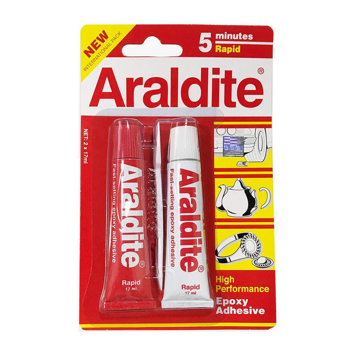 ARALDITE Rapid 2-Part Epoxy (Red)