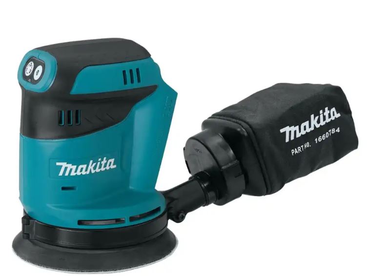MAKITA DBO180RGE 18V Cordless Random Orbit Sander 125MM (6.0AH)