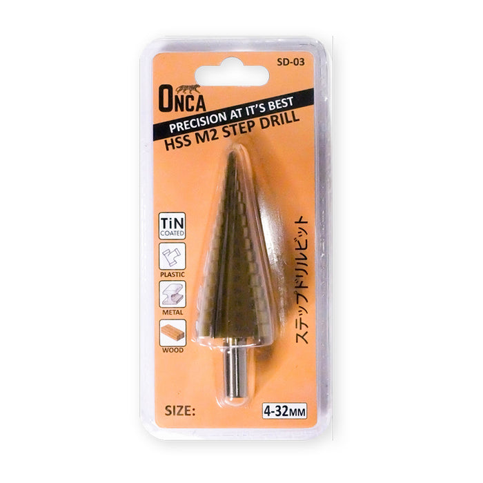 ONCA SD-03 Step Drill Bit (4-32MM)