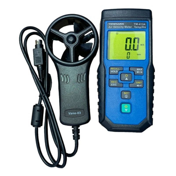 TENMARS TM-413A Humidity/Temperature/Velocity Meter