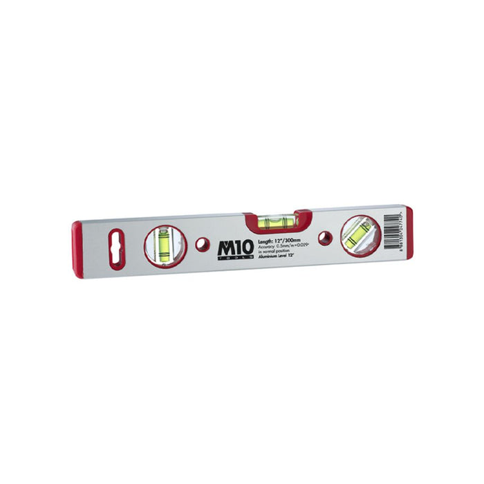 M10 Spirit Level (3 Vials) (Red)