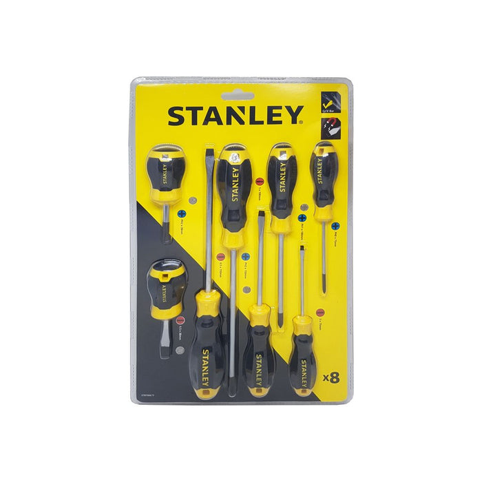 STANLEY STMT66673 Cushion Grip Screwdriver Set (8 Pieces)