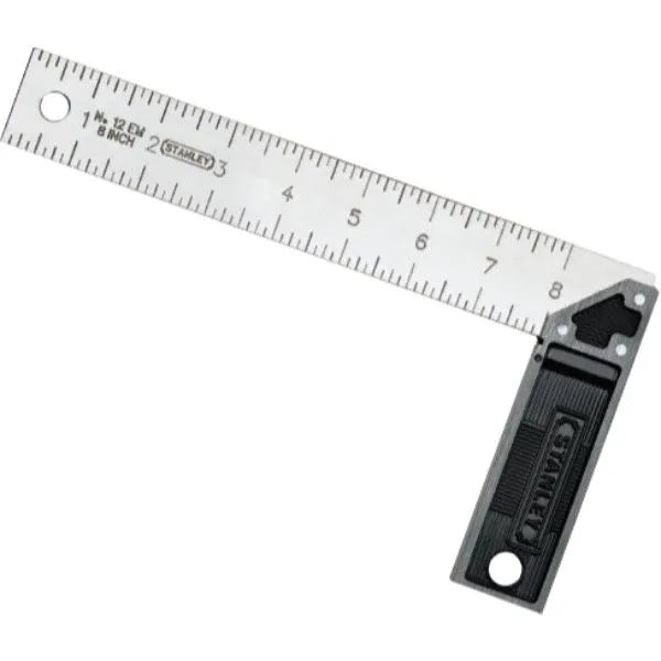 STANLEY 46-532 Try Square Cast Zinc Handle (8")