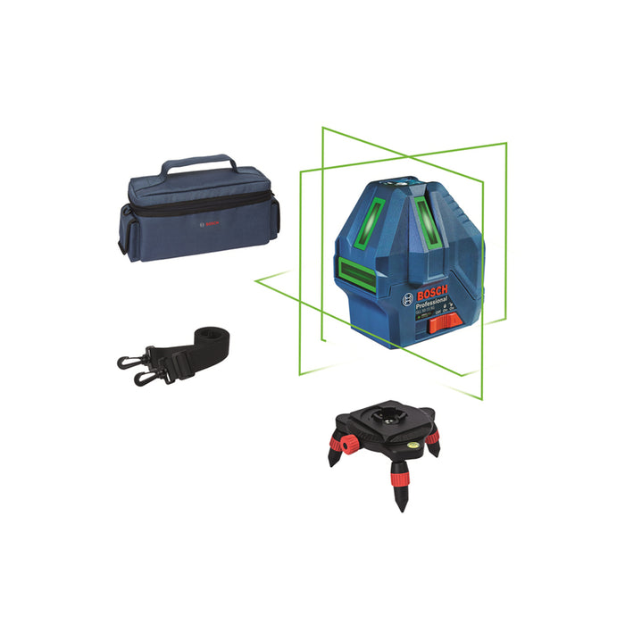 BOSCH GLL 50-15XG Green Line Level Set