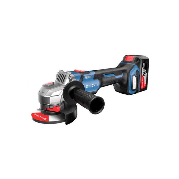 DONG CHENG DCSM04-100P 20V Cordless Angle Grinder 4” 4.0AH (Paddle Switch)