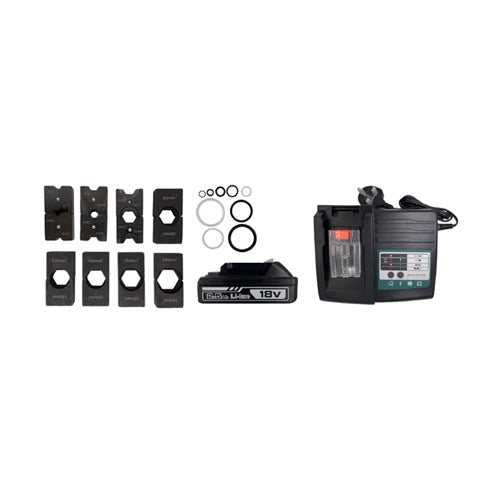 ONCA CLCTS-240 18V Cordless Cable Lug Crimping Tool Set (2.5AH)