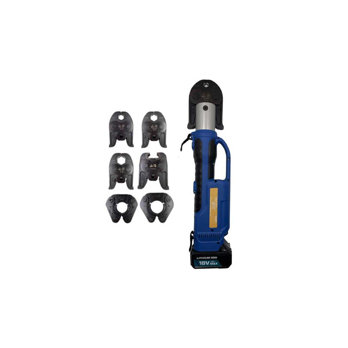 ONCA PCTS-7-18 18V Cordless Pipe Crimping Tool Kit (4.0Ah)