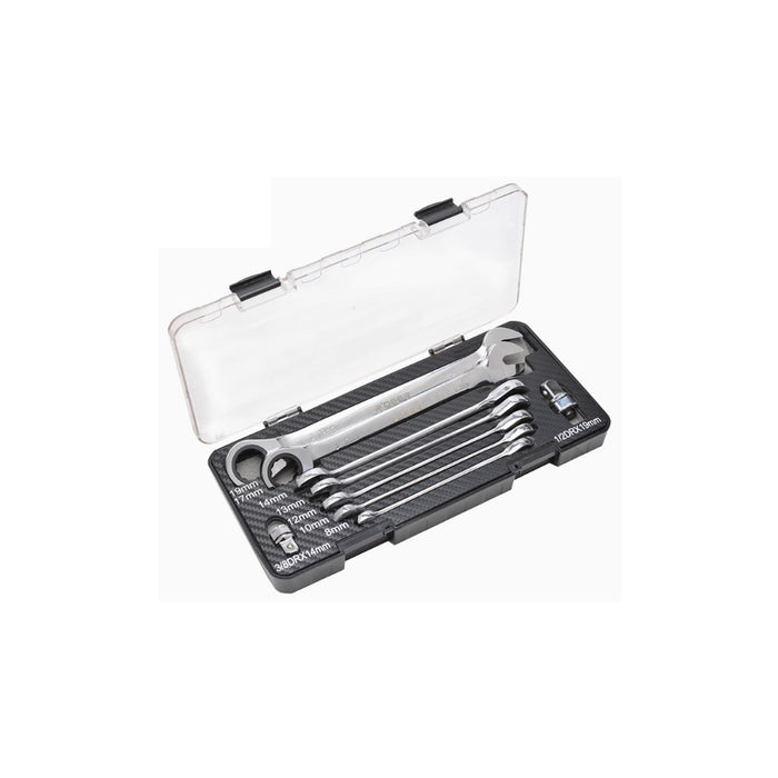ROBUST DEER  RTW1009 9 in 1 Ratchet Combination Spanner Set