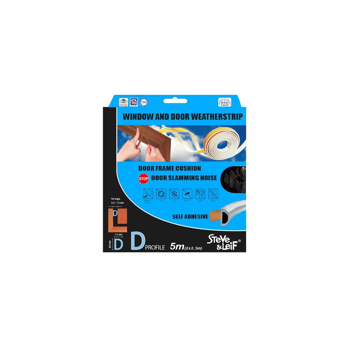 S & L SL-127 D-Profile Black 9X7.5MM (2X2.5M)