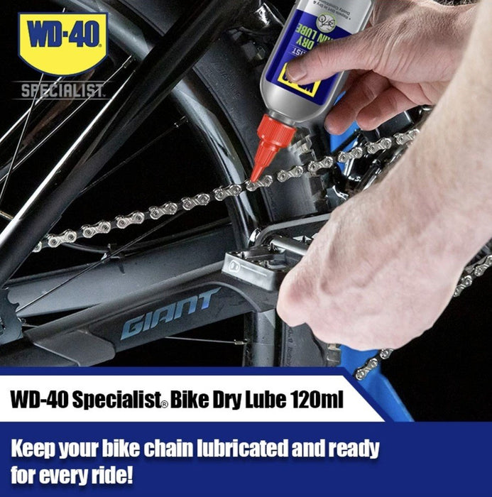 WD-40 352034 Specialist Wet Bike Chain Lubricant (120ML)