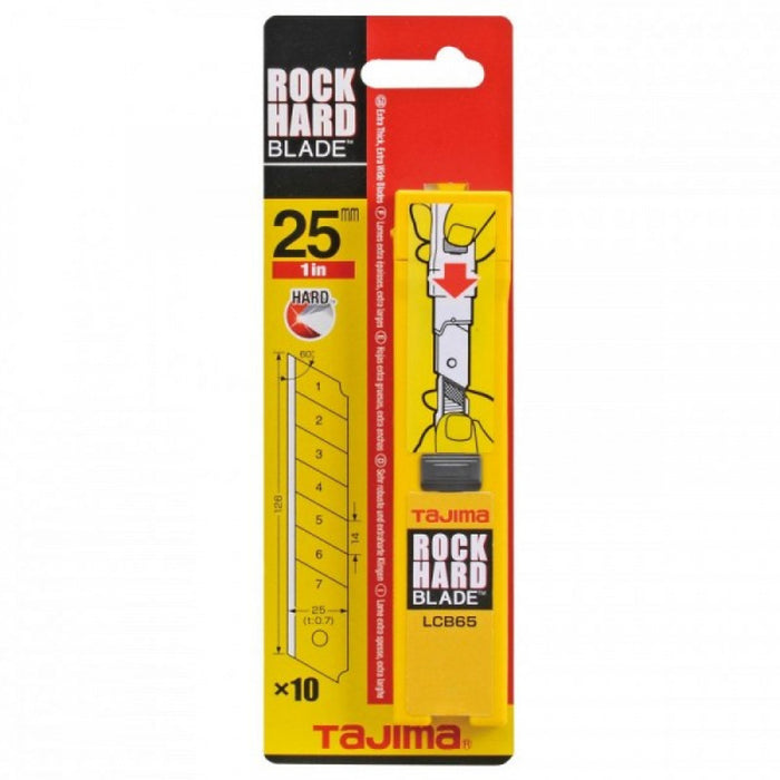 TAJIMA LCB-650 Pen Knife Blades 25MM (10 Pieces)