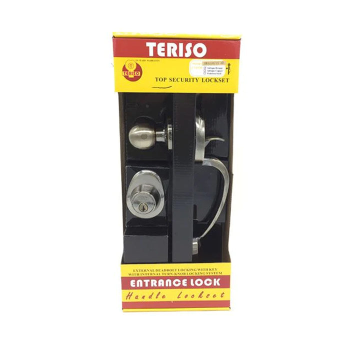 TERISO 810871S Door Handle Lock Set (Stainless Steel)